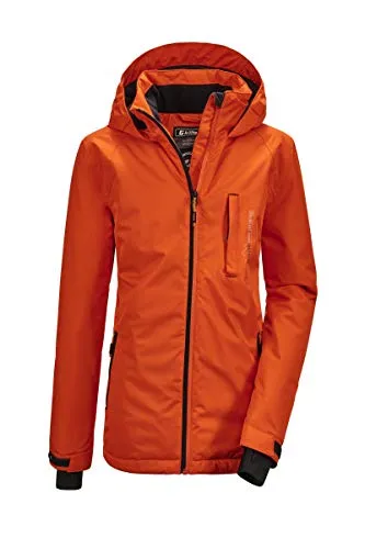 Killtec Jungen Lynge BYS Jckt A Funktionsjacke Mit Kapuze, orange, 116