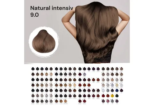 Femmas Premium Haarfarbe FemMas Hair Color Cream 100ml Haarfarbe Lichtblond Intensiv 9.0