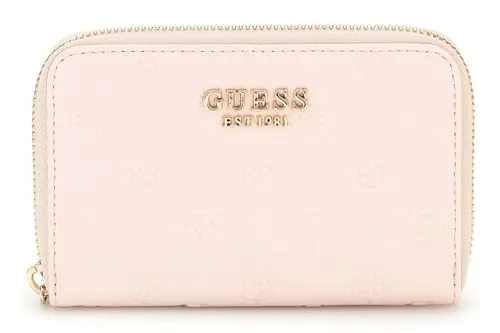 GUESS Phoebe SLG Medium Zip Around Wallet M in Rose Water in pink von GUESS