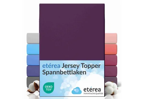 etérea Himmlische Qualität Spannbettlaken etérea Comfort Jersey Topper Spannbettlaken, Jersey, Gummizug: rundum, (1 Stück)