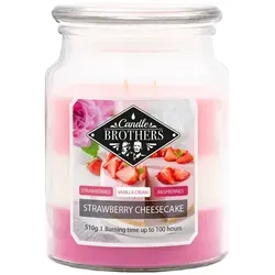 Strawberry Cheesecake 510g Candle Brothers Duftkerze