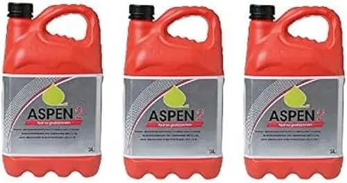 ASPEN Alkylatbenzin 2-Takt fertig gemischt, 3x5 Ltr - Kettensägen-Ersatzteile, umweltfreundliches Alkylatbenzin für optimale Motorleistung und geringere Emissionen.