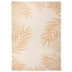 vidaXL Outdoor-Teppich Flachgewebe 120x170 cm in gelb von vidaXL