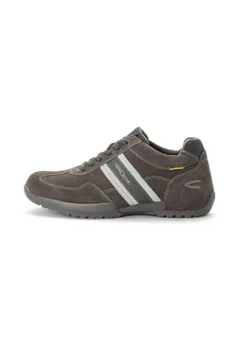 camel active Herren Low-Top Sneaker - Herren-Sneaker mit Wechselfußbett für individuellen Komfort, ideal für Business und Freizeit, in stylischem Grau/Multi.