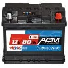 BIG AGM 80Ah C100 12V Solar Batterie Boot Camping Versorgung ersetzt GEL 70Ah 74Ah 75Ah