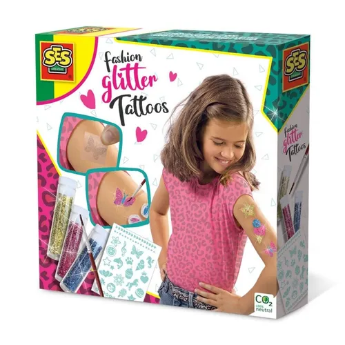 SES CREATIVE - FASHION GLITTER TATTOOS GLITZERTATTOOS SET NEU OVP