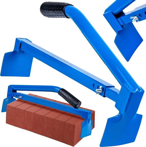 GEKO | Ziegelzange, 40-67cm, Steinheber, Klinkerträger Steinzange Steingreifer für Ziegel, Klinker und Steine, für Ziegel, Heben und Tragen