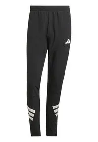 adidas Men's Icon 3-Streifen Woven Hose Black/White S - Herren-Trainingshose mit schmalem Schnitt, elastischem Bund und CLIMACOOL-Technologie für optimalen Komfort und Atmungsaktivität beim Training.