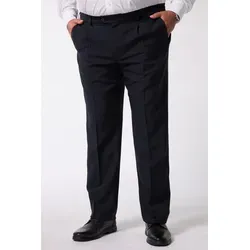 Men Plus Bauchfit-Hose für Herren in Übergrößen L-8XL, Navy blau - Bequeme Bauchweg-Hose für Herren bis Größe 82/41. Mit elastischem Bund und 4 praktischen Taschen ideal für Business und Freizeit.