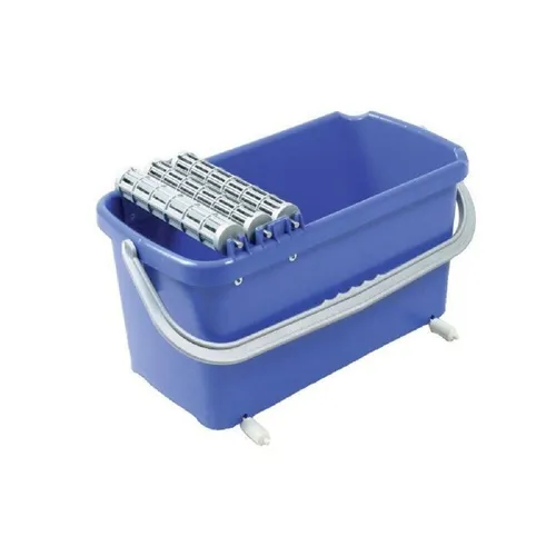 Fliesen Wasch Set Maximo Set1 - Profi Waschsystem - Fliesenzubehör mit 23 l Eimer, 3 Waschwalzen und 2 Laufrollen für maximale Effizienz und Zeitersparnis bei der Reinigung von Fliesen, Wand- & Bodenbelägen.
