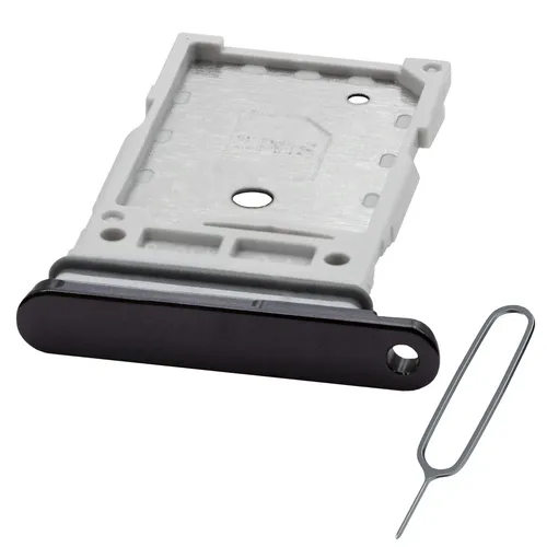 Dual-SIM- Kartenhalter Für Samsung Galaxy S22 Plus 5G - SIM-Tray Schwarz