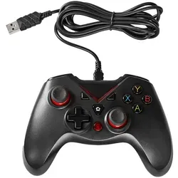 Nedis, USB-A Kabel-Controller mit 12 Aktionstasten für Gaming, Schwarz - Schwarz