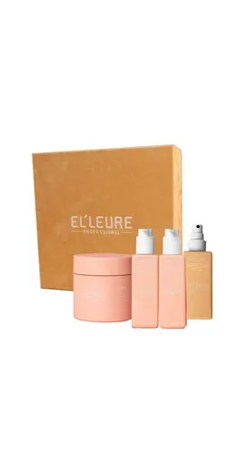 Elleure Geschenkbox Hydratation mit Haarshampoo - Diese Geschenkbox enthält alles für seidig glattes Haar: Feuchtigkeitsshampoo, Spülung, Maske und Conditioner Spray. Ideal für trockenes Haar, sorgt für intensive Pflege und Glanz!