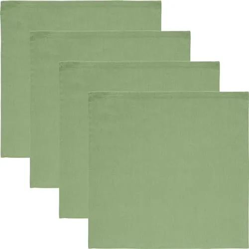 REDBEST Serviette Tulsa 4er-Pack Baumwolle Pistazie Größe 40x40 cm
