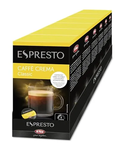 ESPRESTO Caffè Crema Classic, 96 Kaffeekapseln, kompatibel mit K-fee & Aldi EXPRESSI*