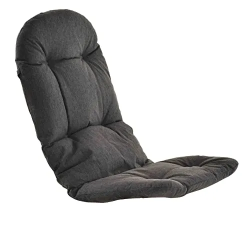 korb-outlet Schaukelstuhl Auflage Schwarz in schwarz von Korb-Outlet