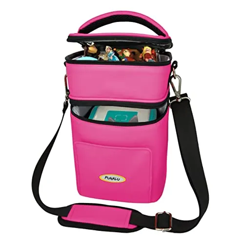 Punalu Kompakte Tasche für Toniebox und Zubehör (pink)