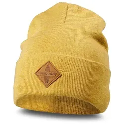 Soulbuddy Beanie Mütze Kinder, Mädchen & Jungen, Kindermütze, Strickmütze, Kinderbeanie (3 Kids Größen verfügbar, OEKO-TEX® Standard 100 zertifiziert) gelb Kids M (45-49cm)