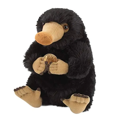 The Noble Collection Niffler Plüsch - 23cm, offizielles Lizenzprodukt aus Fantastischen Tierwesen, robust und farbenfroh für Kinder und Erwachsene