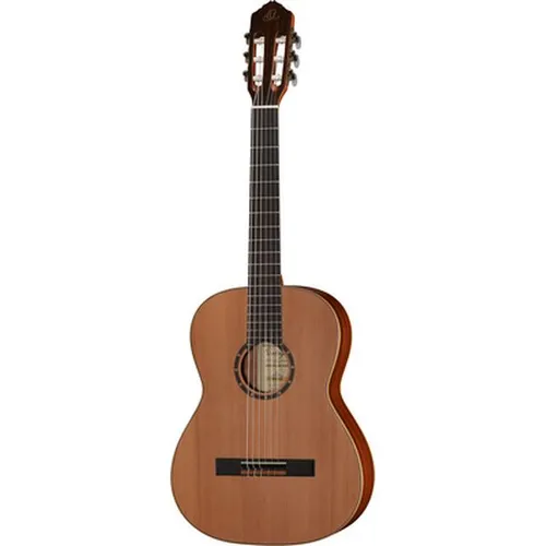 Ortega R122-7/8 Akustikgitarre - Akustikgitarre mit Zederndecke und Mahagonikorpus, ideal für Einsteiger und fortgeschrittene Spieler, inklusive Gigbag für optimalen Schutz.