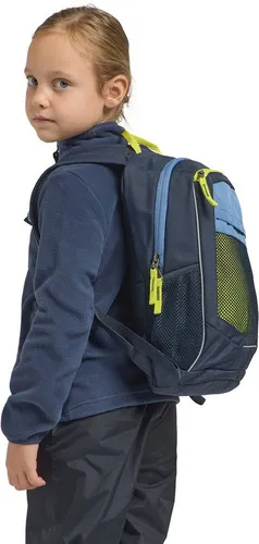 TRACK JACK Rucksack dunkelblau/neon-gelb, 10 Liter - Transport Rucksack für Outdoor und Sport, aus 100% Polyester, leicht und mit 10 Litern Kapazität - perfekt für Abenteuer!