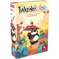 Takenokolor - Roll-&-Write-Spiel - Gesellschaftsspiel für kreative Gärtner, verwandle deinen Garten in ein buntes Bambusparadies und sammle Siegpunkte durch strategisches Ausmalen.