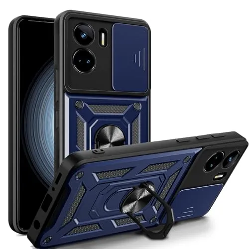 betterfon Handyhülle für Honor 90 Lite | Stoßfest & Kratzfest | Mit Kameraschutz, Anti-Fingerabdruck & robustem Panzerschutz-Design | Blau