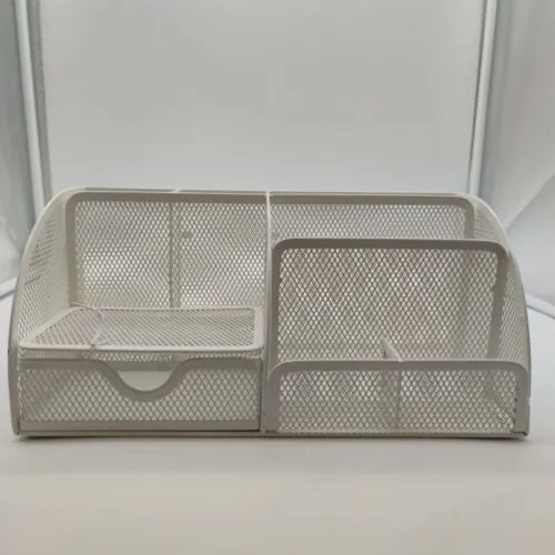 Schreibtischorganizer Weiß von Relaxdays