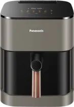 Panasonic Heißluftfritteuse NF-CC500NXE - Küchenmaschinen: Frittieren ohne Öl für gesunde und knusprige Gerichte, kompakte Größe in olivgrau.