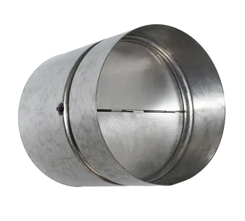 Lüftungsgitter Rückstauklappe LG BDS-125 Rohranschluss DIN 125 Abluft Überdruckklappe, Zentralklappe öffnet durch Überdruck und schließt sich automatisch