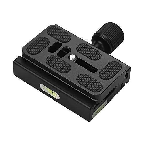 Andoer Quick Release Plate cl-70s Platte mit Schnelllsemechanismus aus Aluminiumlegierung von 70mm mit Spannzange 3/8