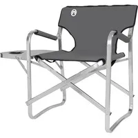 Aluminium Deck Chair with Table 2000038341, Camping-Stuhl grau