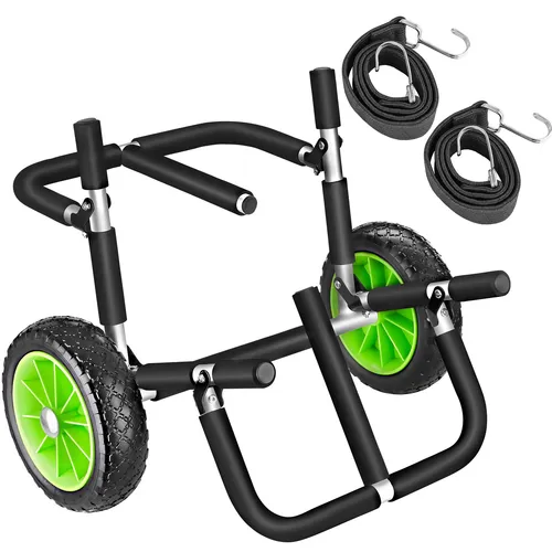 tectake® Klappbarer Transportwagen für Surfbrett