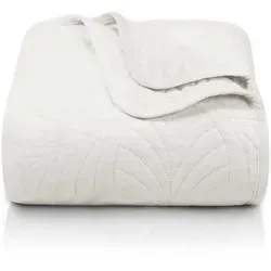 Gräfenstayn Tagesdecke Premium in weiß von Gräfenstayn