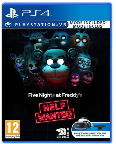 Five Nights at Freddy's: Help Wanted (VR) - Sony PlayStation 4 - Spannendes VR-Horrorspiel für PS4, das die gruselige Atmosphäre der beliebten Reihe neu erweckt und packende Herausforderungen bietet.