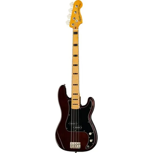 Squier CV 70s P Bass MN WN - Bassgitarre mit vintage Klangcharakter; Präzisions E-Bass aus Nato mit Ahornhals und -griffbrett, ideal für authentischen Sound und Spielkomfort.