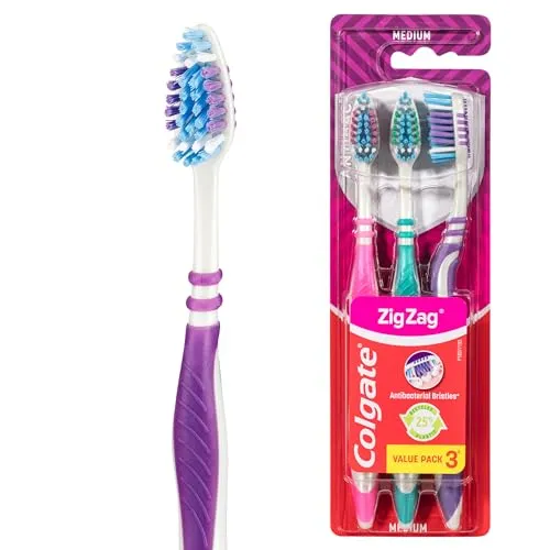 Colgate ZigZag Zahnbürste, 3 Stück