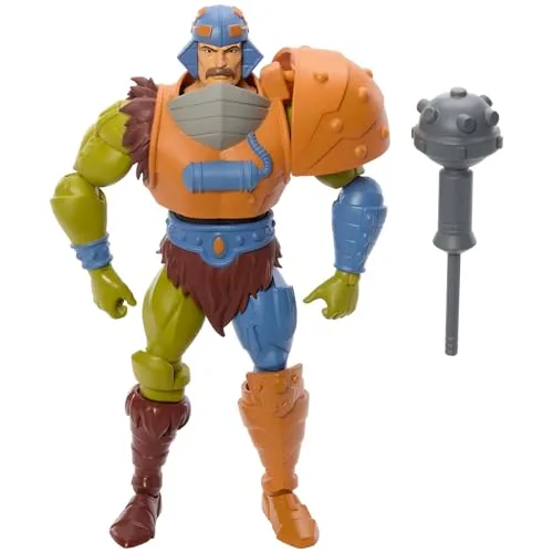 Masters of the Universe Origins Man-at-Arms Actionfigur 200X - Ca. 14 cm große Actionfigur aus der Cartoon-Kollektion mit 16 Bewegungspunkten und abnehmbaren Rüstungsteilen. Ideal für kreative Spielmöglichkeiten und nostalgische Sammler.