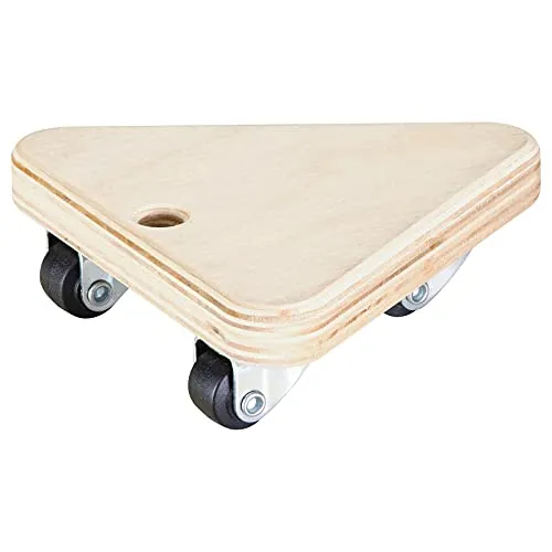 Wagner Transporthilfe MM 1158 I 14 x 14 x 14 x 4,5 cm - Tragkraft 100 kg - ideal für Unhandliches, Geräte & Möbel I Griffloch I bestens beweglich I FSC®-Zertifiziert - 20115801