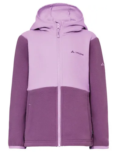 Vaude Kinder Pulex Hoodie II Jacke (Größe 98, lila) - Bequeme und schnell trocknende Jacke mit Kapuze, ideal für aktive Kinder beim Bergwandern und Outdoor-Abenteuern.