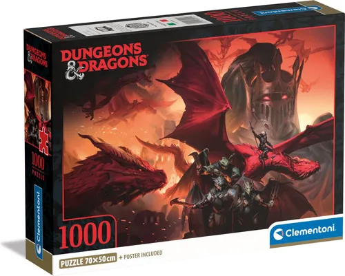 Clementoni - Puzzle Dungeons and dragons - 1000 dielov