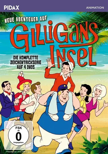 Neue Abenteuer auf Gilligans Insel - 24-teilige Zeichentrickserie DVD 1974