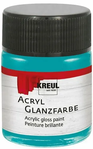 Kreul Acryl Glanzfarbe türkis 50ml 100ml/7,18 Euro