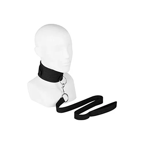 EIS Bondage Halsfessel | Größenverstellbar für erotische Fesselspiele | Dominanz und Unterwerfung | Mit Leine