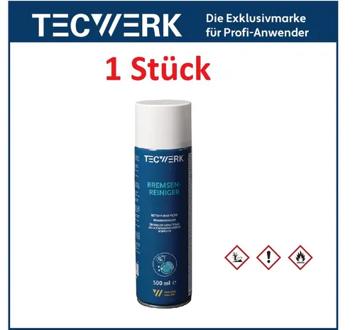 Produktbild Bremsenreiniger Spray 500ml entfernt + entfettet Öl , Schmierstoffe ,Fett ...