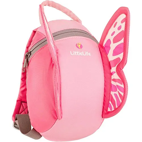 LittleLife Kinder Rucksack 6 Liter Butterfly Daypack - Kleinkind Rucksack: Leichter und bunter Schmetterlings-Design, perfekt für Ausflüge und kleine Abenteurer.