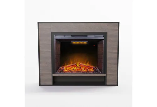 GARLIVO Elektrokamin Venezia mit täuschend echter Flamme - Stylischer Elektrokamin mit integriertem Knistereffekt für gemütliche Abende. Mit energiesparender LED-Technik und einfacher Montage. Ideal für jeden Raum ohne Schornstein.