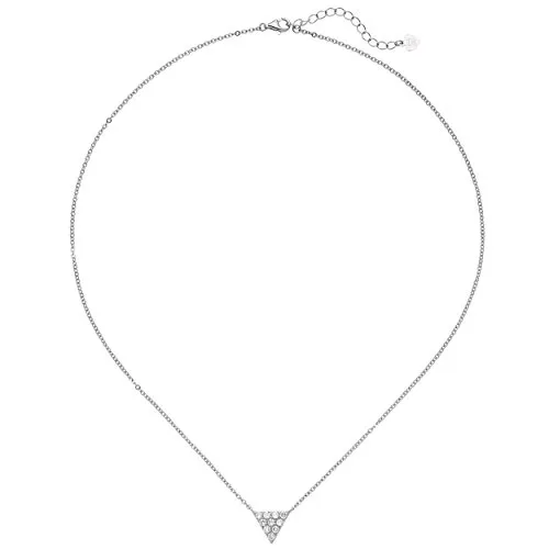 Jobo Damen-Halskette Dreieck aus 925 Sterling Silber mit Zirkonia