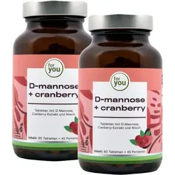 for you D-mannose + cranberry Doppelpack