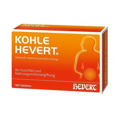 Kohle Hevert 100 ST Tabletten von Hevert-Arzneimittel